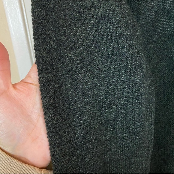 Smartwool Mens Large Merino wool blend green crew neck layering sweater size - Picture 7 of 16